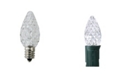 Northlight Pack of 25 Faceted LED C7 Pure White Christmas Replacement Bulbs